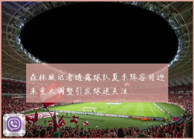 森林狼记者透露球队夏季阵容将迎来重大调整引发球迷关注